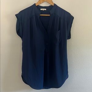 Pleione Navy Blouse